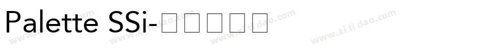 Palette SSi字体转换